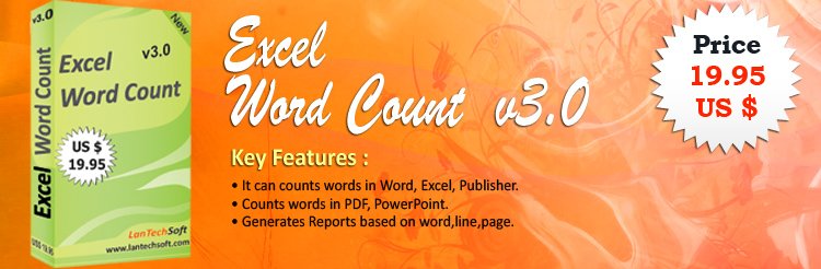 Excel Word count
